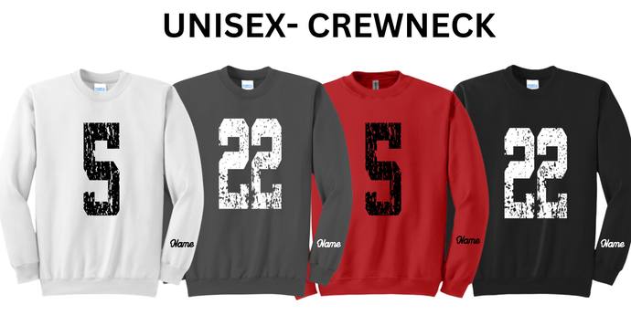 Distressed # Crewnecks 2025