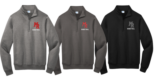 MRHS Basketball Fleece 1/4 Zip