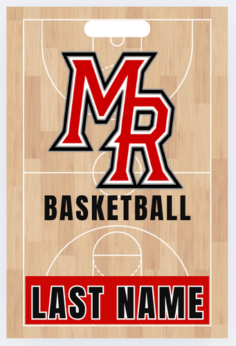 MRHS Basketball Name Tag